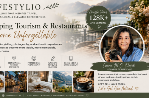 Culinary Storytelling advertisement with Laura Dusek Lifestylio